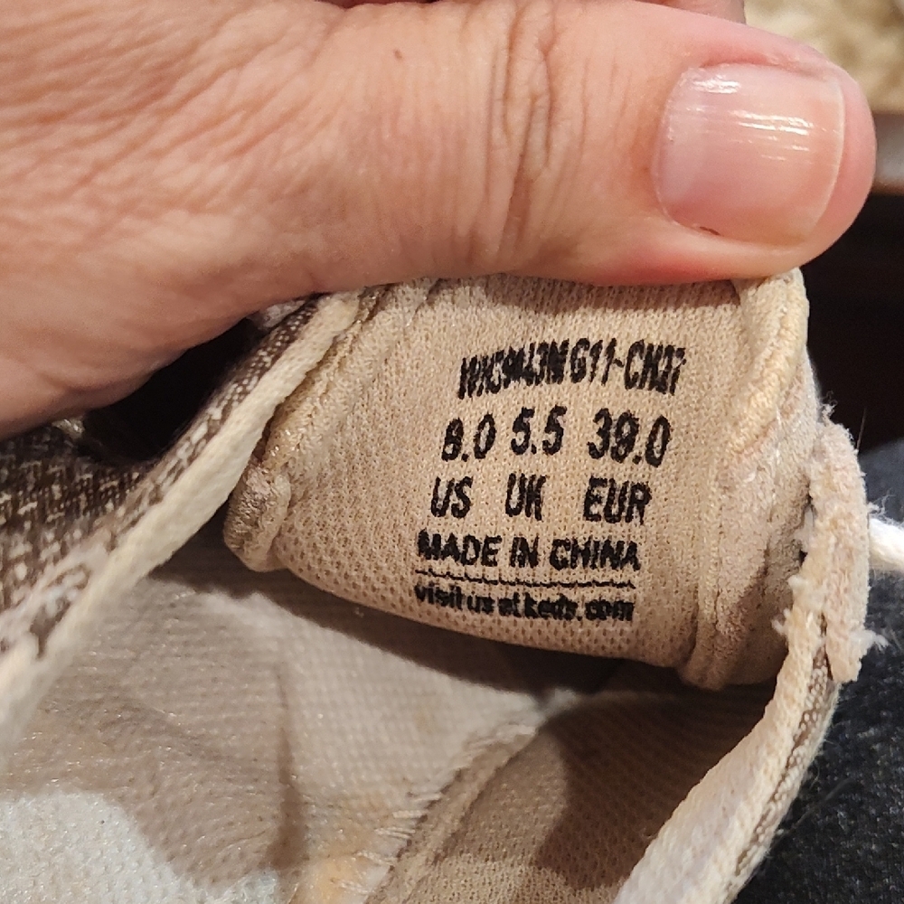 Keds Tan and Cream Casual Sneakers - Picture 2 of 8